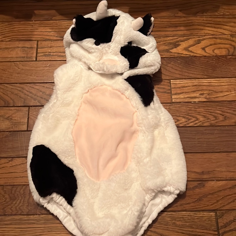 Pottery Barn Cow Costume, 6-12m